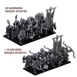 Calendrier de l'Avent (1 décembre) - 20 Guerriers Orques achetés = 10 Archers Orques offerts !