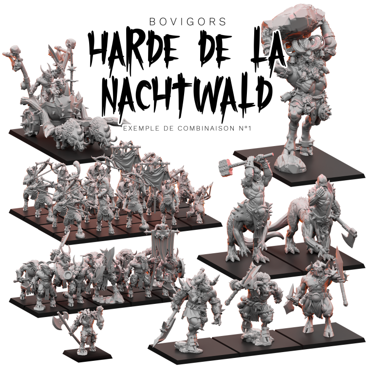 Coffret de démarrage "Harde de la Nachtwald" - Armée des Bovigors