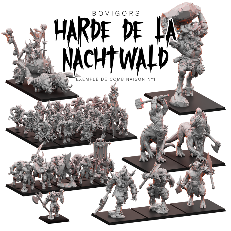 Coffret de démarrage "Harde de la Nachtwald" - Armée des Bovigors